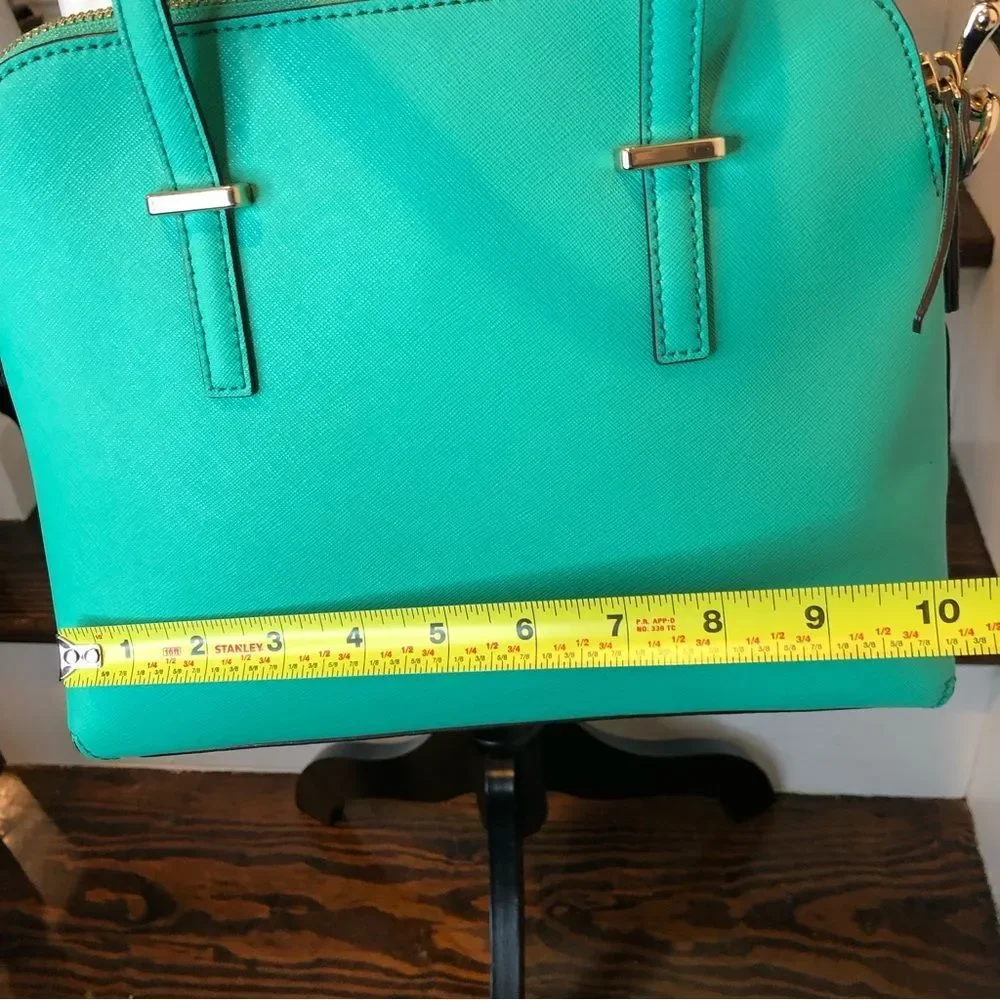 KATE SPADE Mint Green Cedar Street Maise Leather Satchel Crossbody